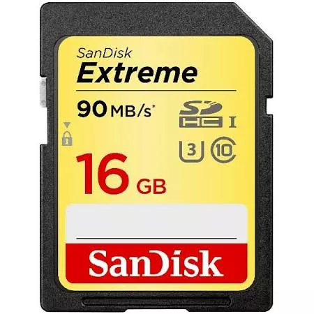 SanDisk SDHC UHS-I Card 16 GB 90MB/s 600x